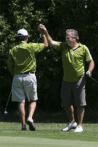 High-five-golf-style